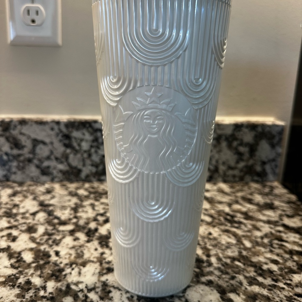 Starbucks Textured White Tumbler